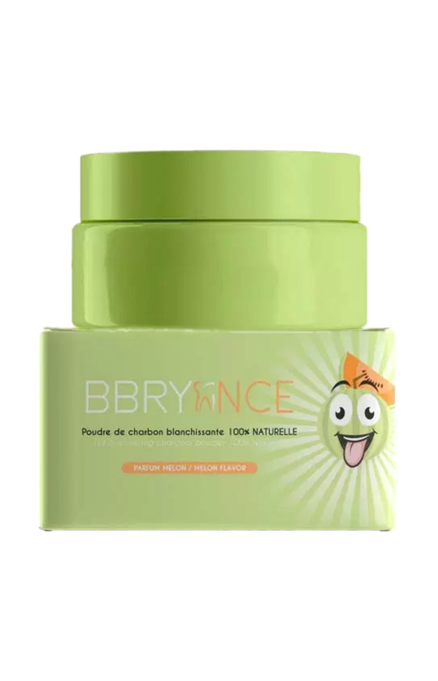 Poudre de charbon blanchissante 100% naturelle - Melon - 30 g
