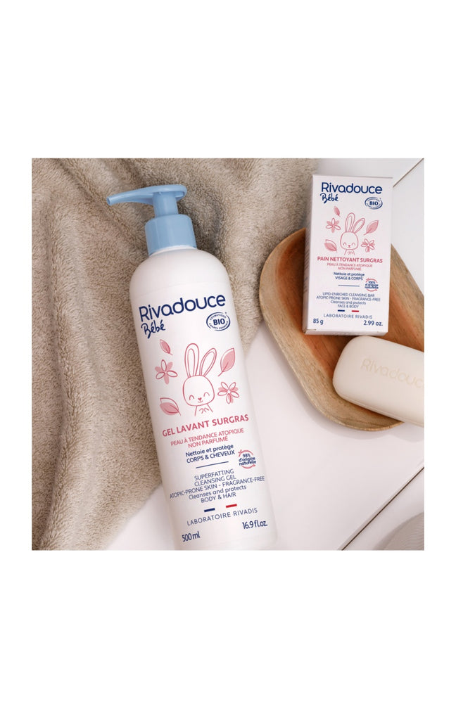Gel lavant surgras bio - Bébé - Corps & cheveux - 500 ml