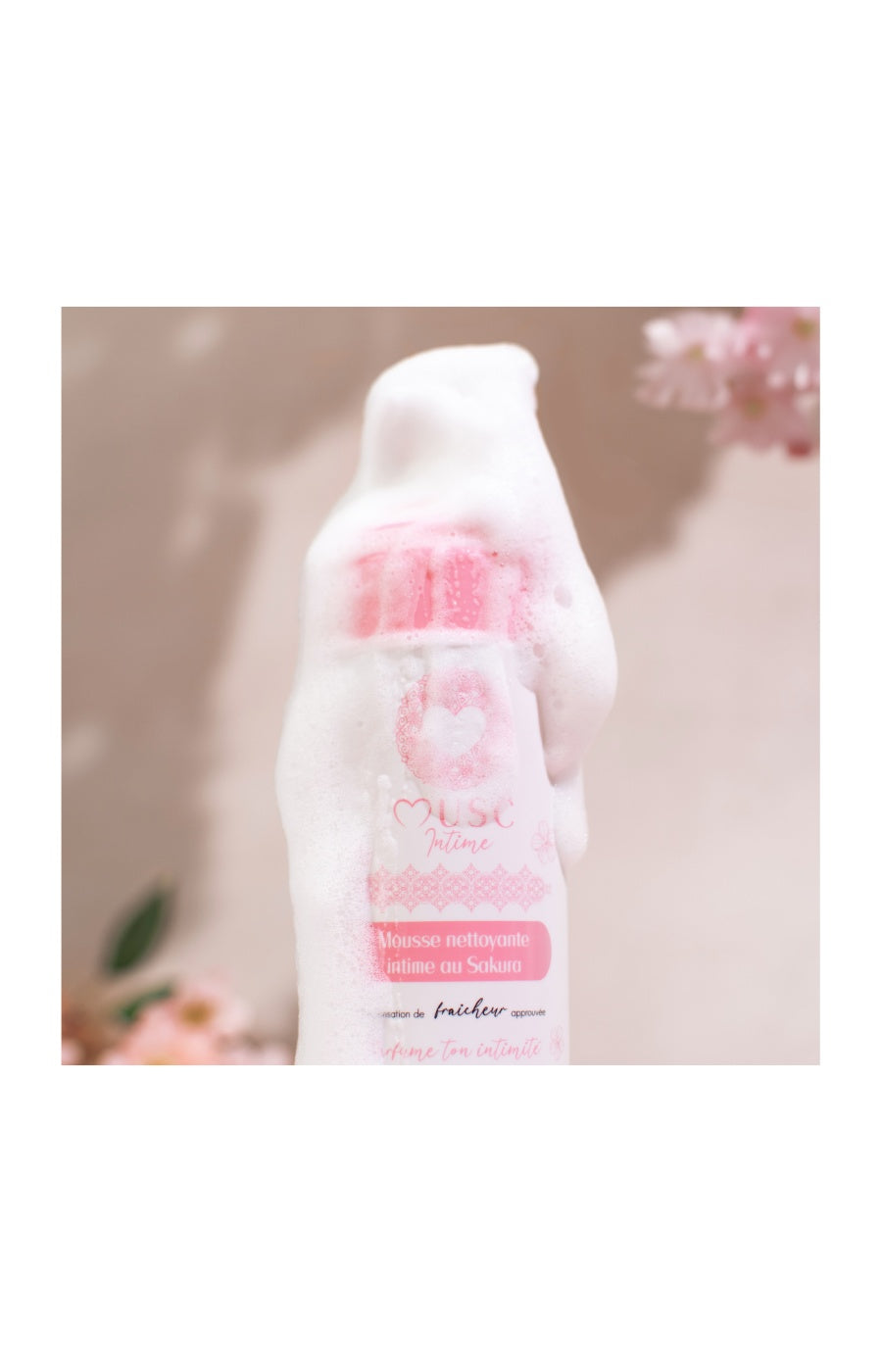 Mousse nettoyante intime - Fleur de Sakura - 150 ml