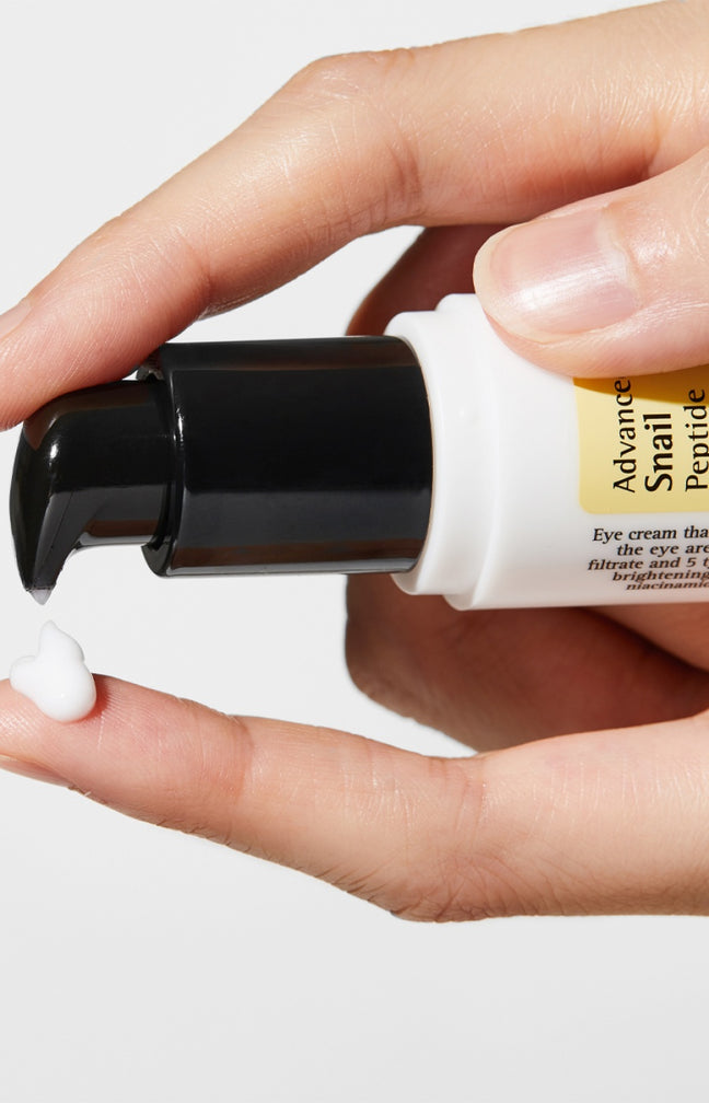 Crème contour des yeux - Bave d'escargot, peptides & niacinamide - Peaux sèches ou matures - 25 ml