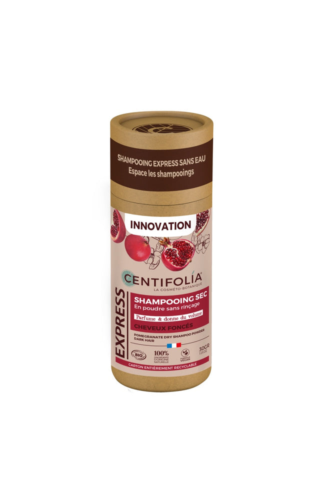 Shampoing sec en poudre bio - Grenade - Cheveux foncés - 50 g