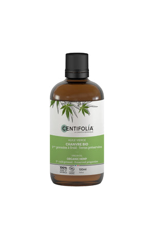 Huile vierge de chanvre bio 100% pure - 100 ml