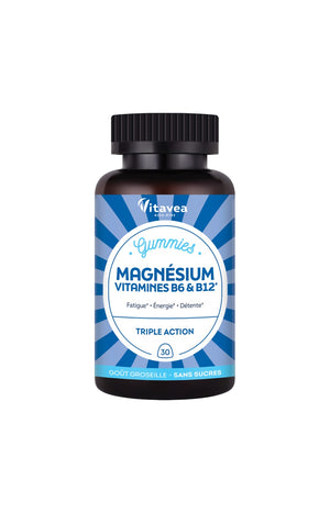 Gummies détente - Magnésium, vitamine B6 & B12 - 3 mois