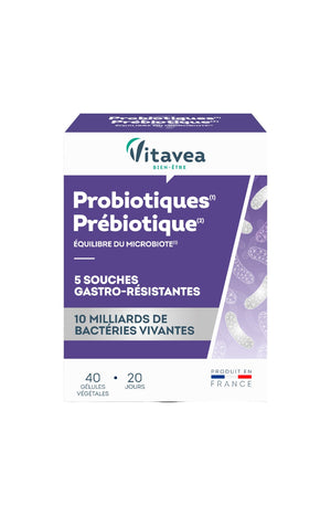 Cure équilibre digestif - Probiotiques & prébiotique - 20 jours