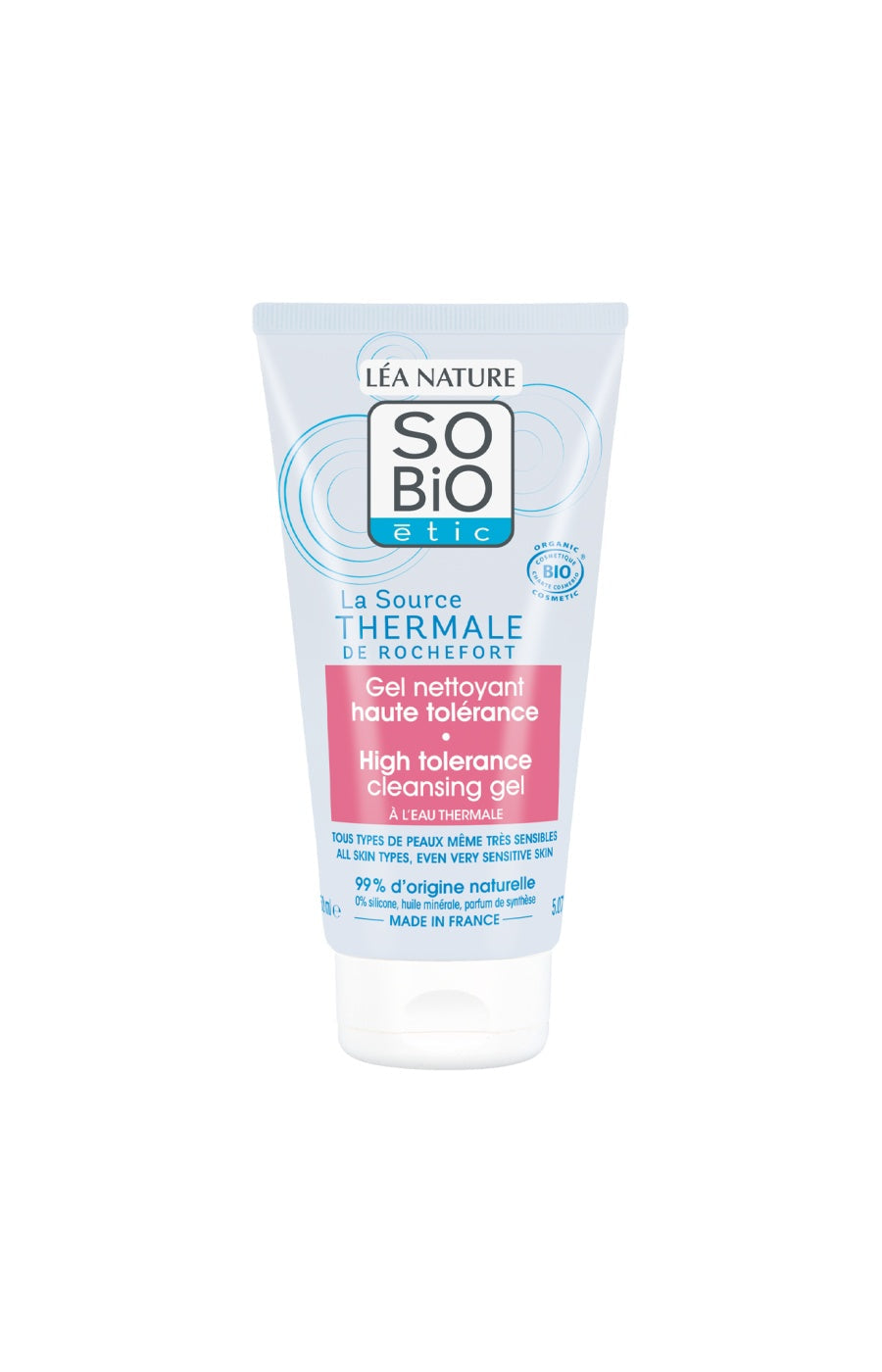 Gels nettoyants haute tolérance bio - Eau thermale - Visage - 2 x 150 ml