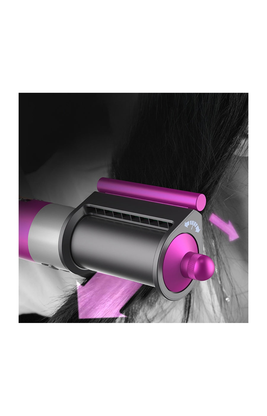 Brosse à air chaud multifonction - 6 embouts - Cheveux