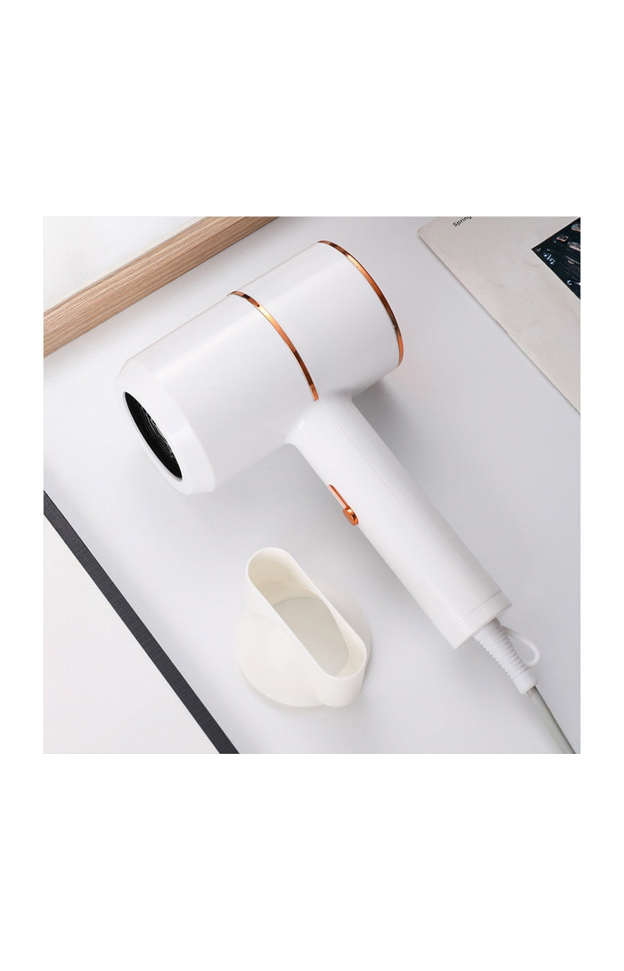 Sèche-cheveux ionique - Blanc - 800 W