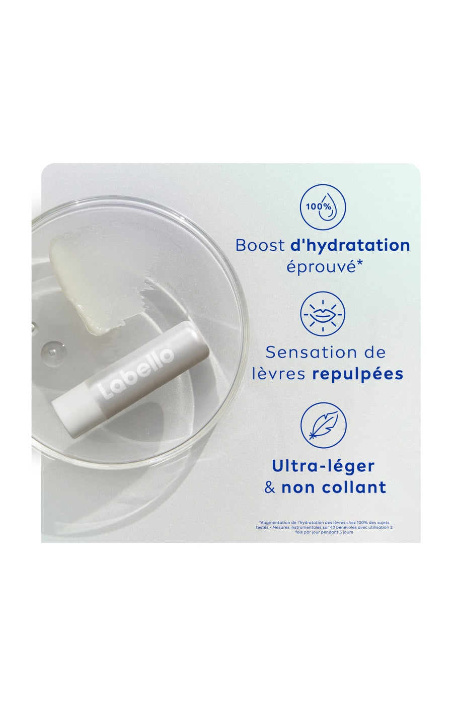2 baumes à lèvres ultra-hydratants - Acide hyaluronique - 4,8 g