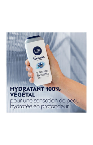 Gels douche aux extraits de bambou - Peaux sensibles - Homme - 3 x 500 ml