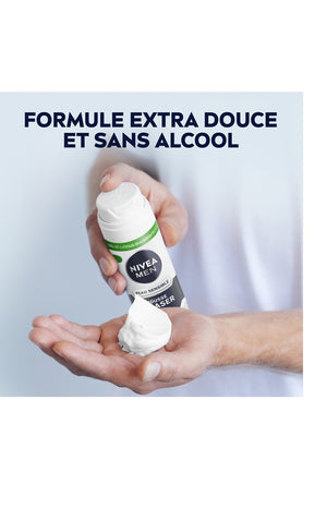 2 mousses à raser - Peaux sensibles - Homme - 200 ml