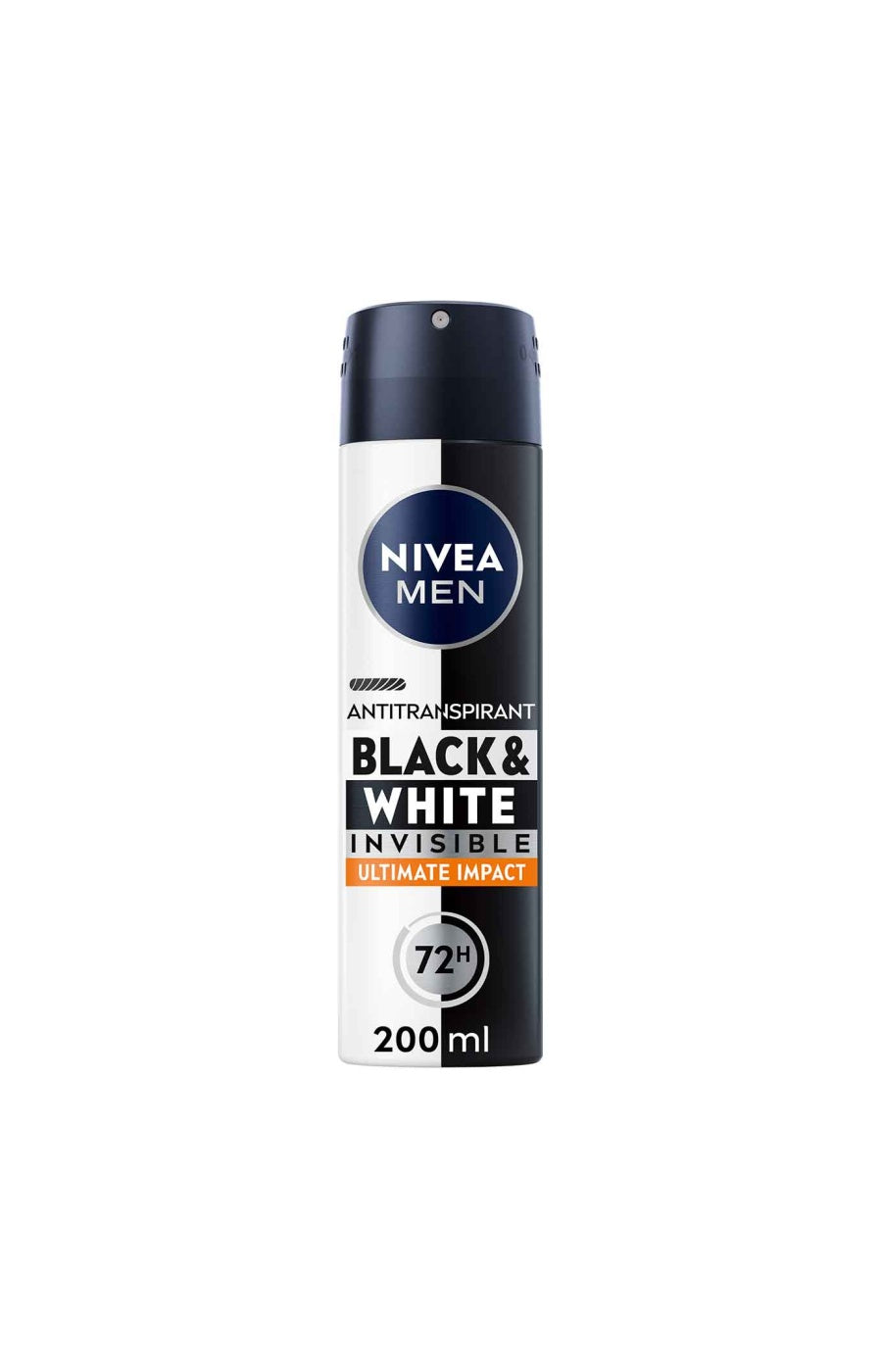 2 déodorants anti-transpirants anti-traces blanches 72 h - Black & White - Homme - 200 ml