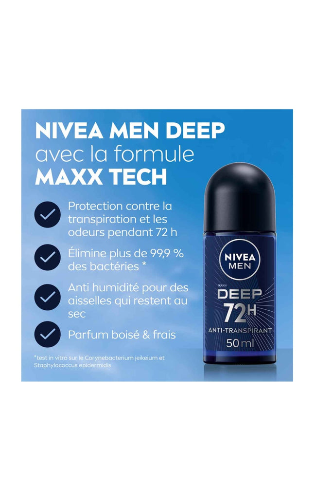 Déodorants bille anti-transpirants anti-bactériens - Homme - 3 x 50 ml