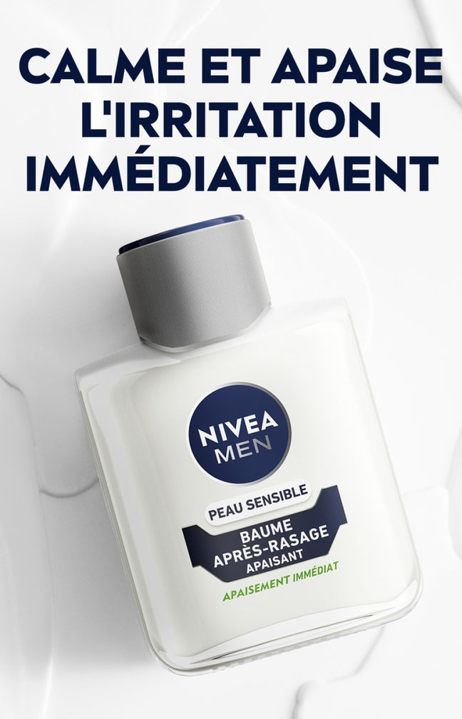 2 baumes après-rasage - Peaux sensibles - Homme - 100 ml