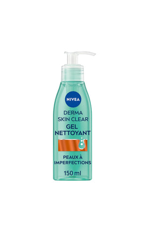 2 gels nettoyants - Derma Skin Clear - Peaux à imperfections - 150 ml