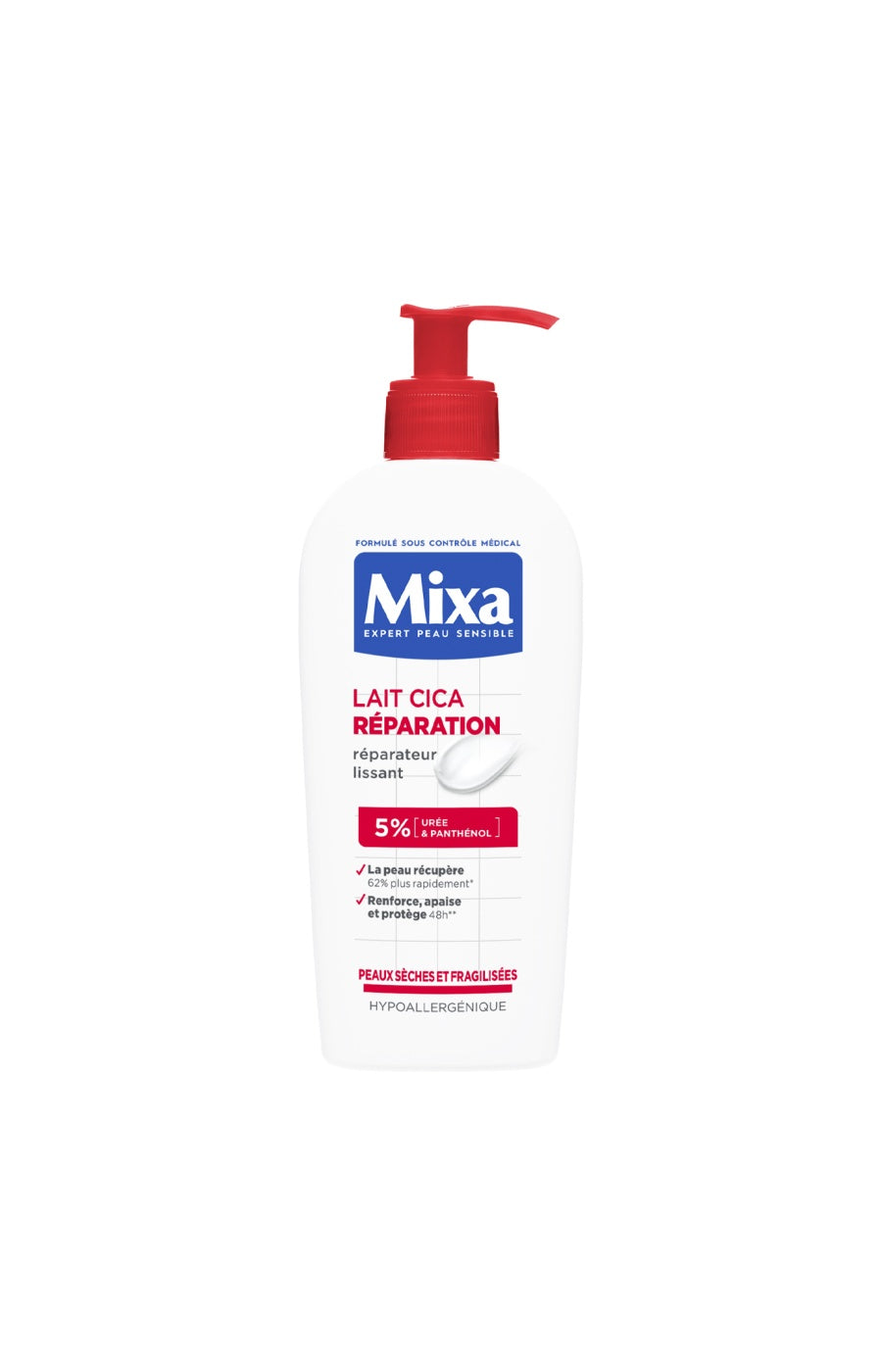Lait réparateur lissant - Peaux sèches & fragilisées - 250 ml