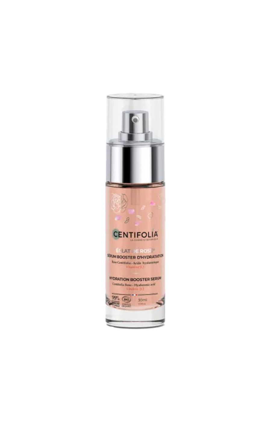 Sérum hydratant bio - Rose & acide hyaluronique - Visage
