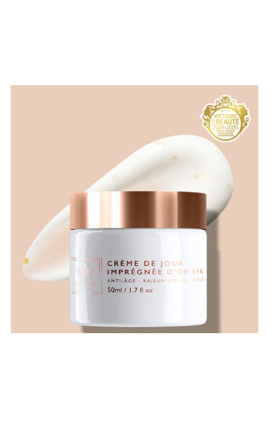 Crème de jour anti-âge - Or 24k - Visage - 50 ml