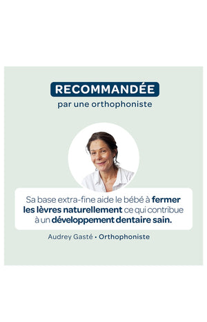Tétines anatomiques - Animaux - 6 à 18 mois - Vert & beige