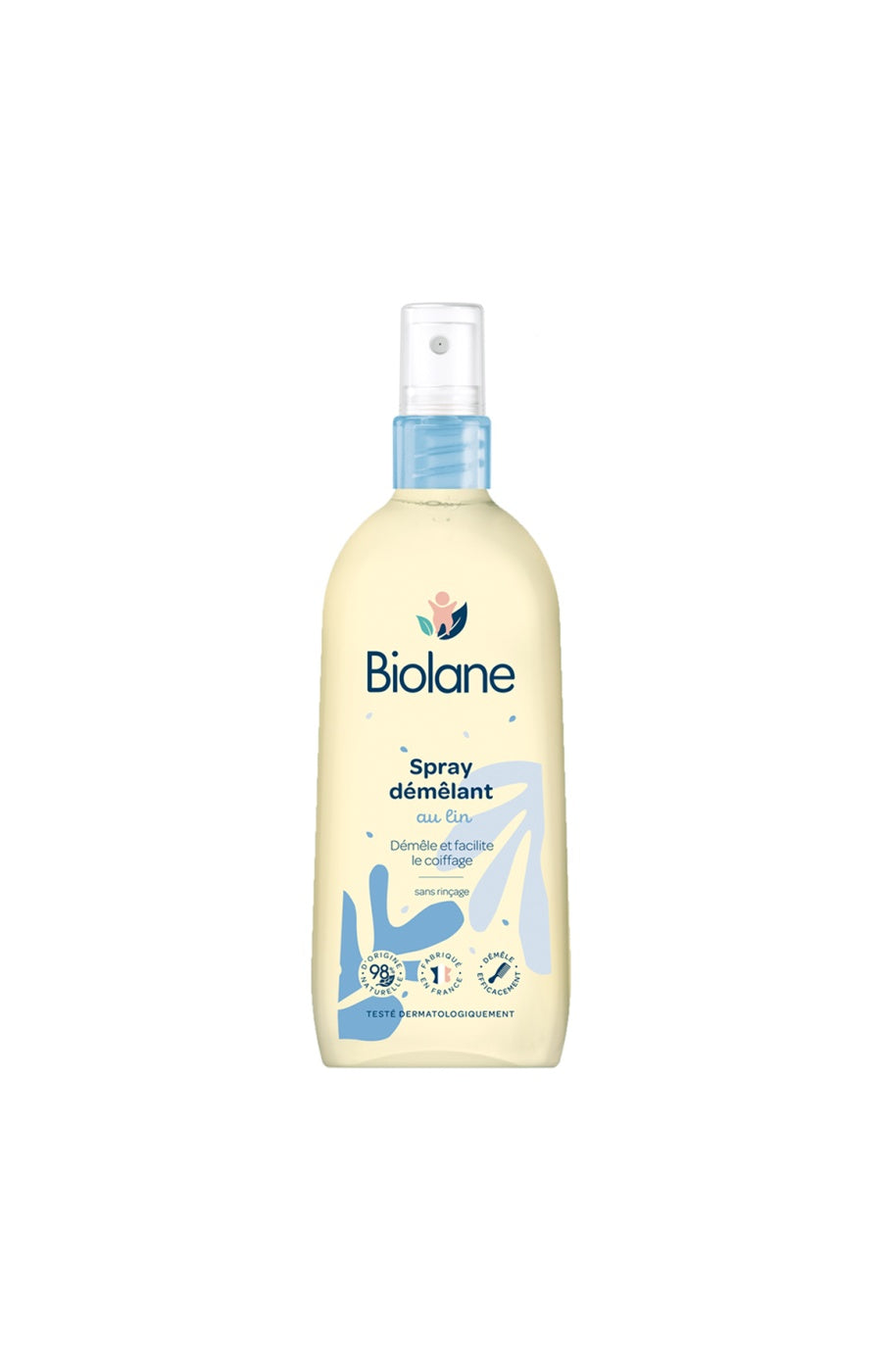 Sprays démêlants cheveux - Lin - Bébé - 2 x 200 ml