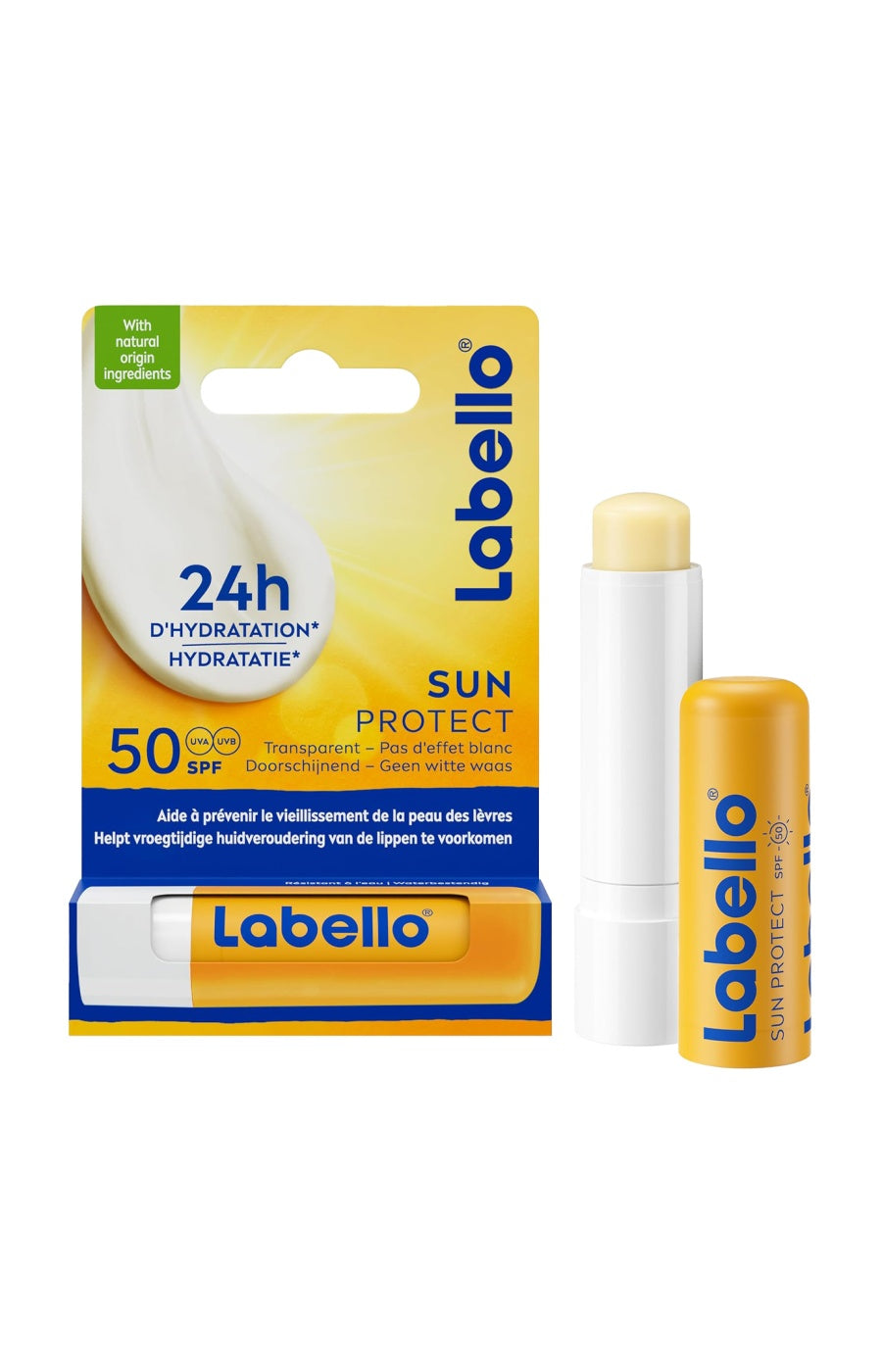 2 baumes à lèvres SPF 50 - Sun Protect - Beurre de karité - 4,8 g