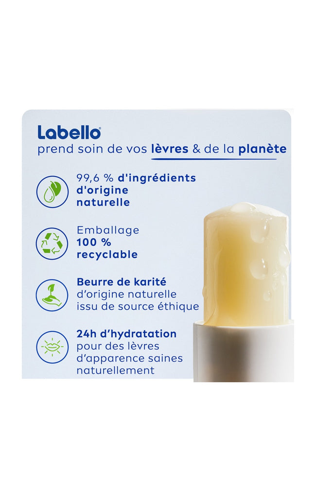 2 baumes à lèvres SPF 50 - Sun Protect - Beurre de karité - 4,8 g
