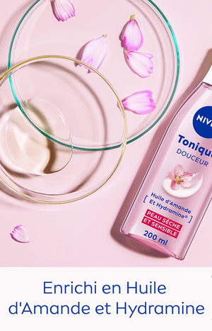 Lotion tonique - Douceur - Huile d'amande douce - Peaux sèches & sensibles - 200 ml