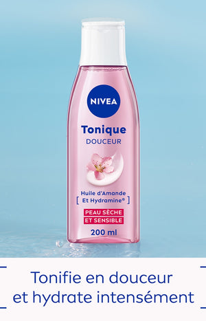 Lotion tonique - Douceur - Huile d'amande douce - Peaux sèches & sensibles - 200 ml
