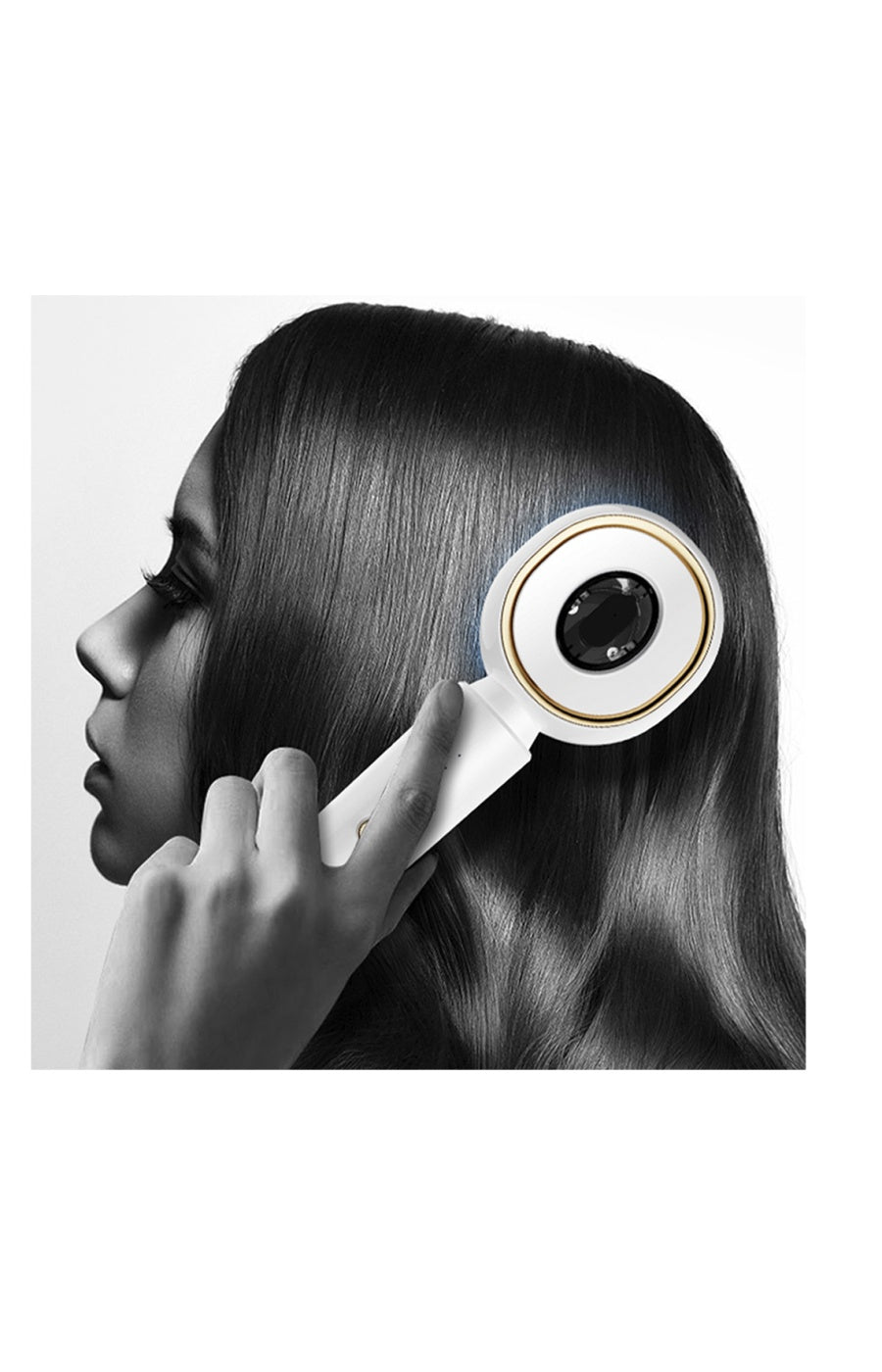 Peigne de traitement capillaire à lumière LED - Cheveux