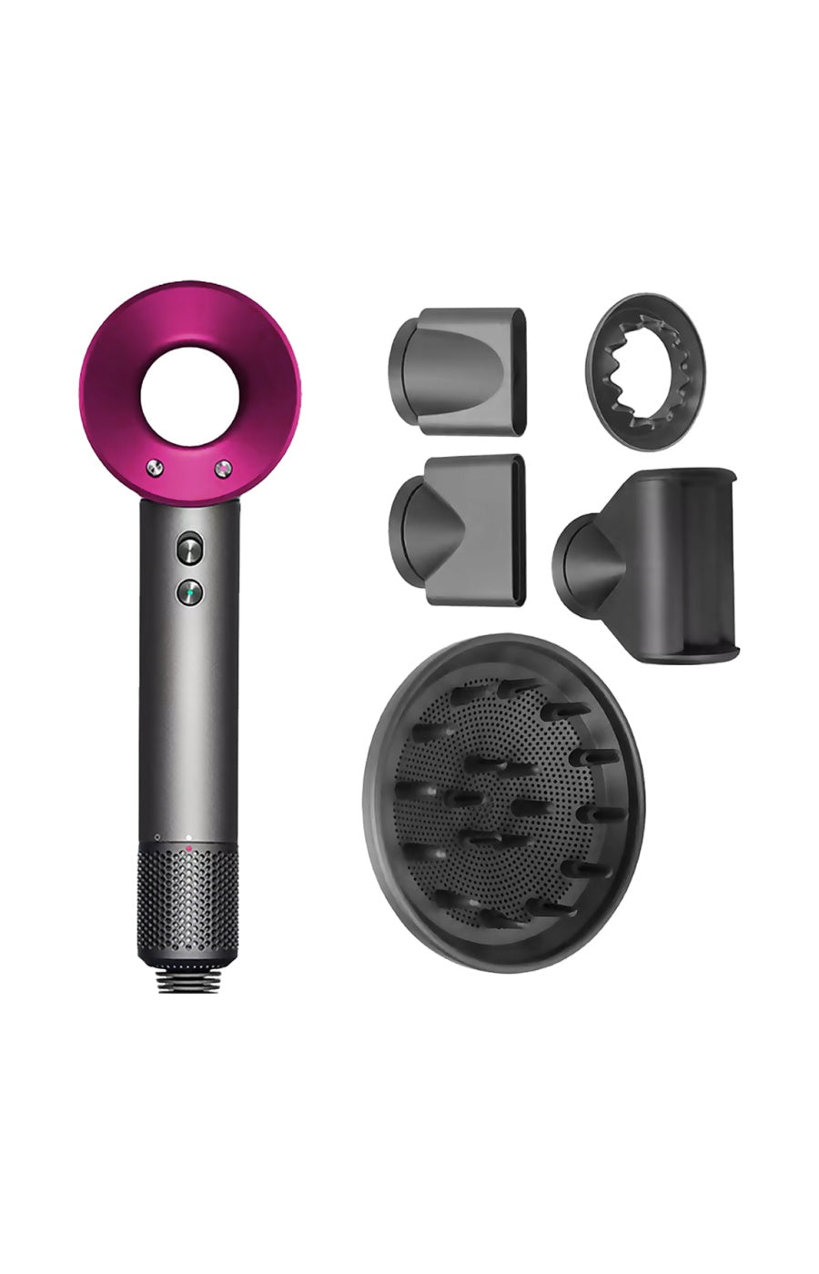 Sèche-cheveux ionique - 1600 W - Noir