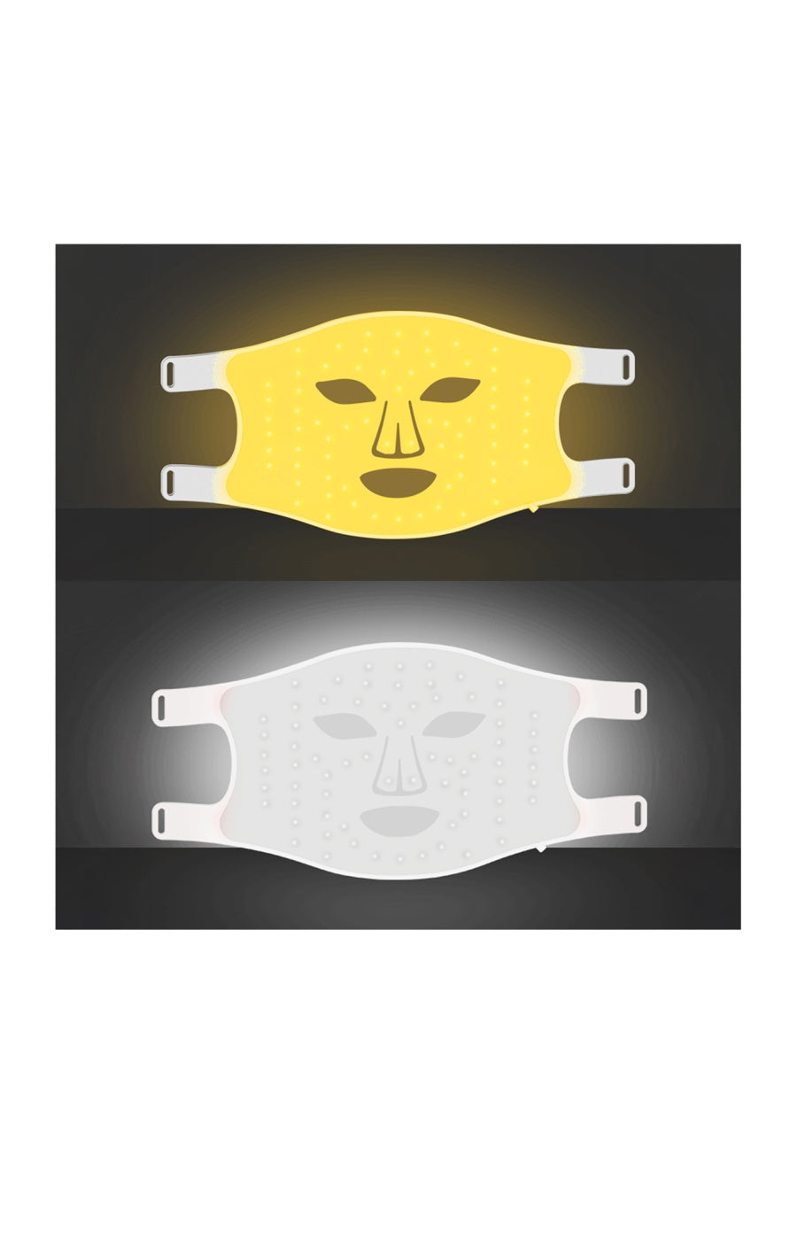 Masque luminothérapie LED - 4 couleurs - Visage