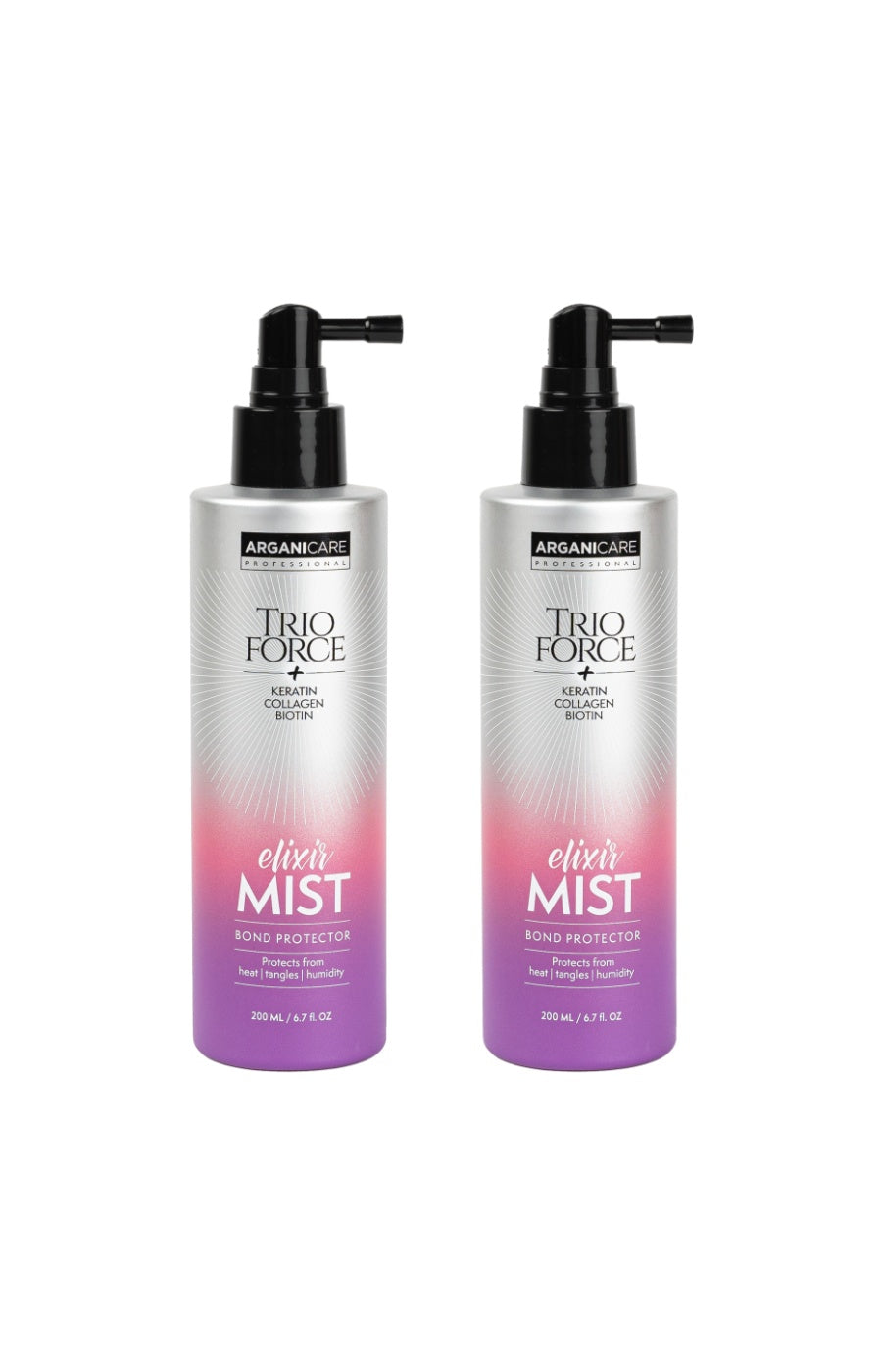 Spray Trio Force - Protection Thermique, Anti-Humidité & Anti-Frisottis - x2