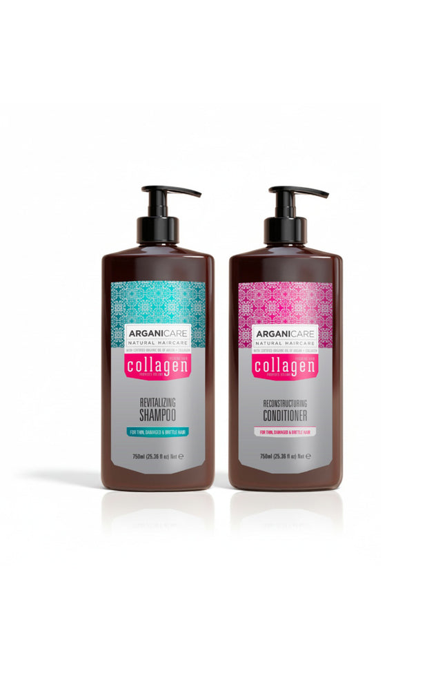 Duo Shampooing & Après-Shampoing Réparateur au Collagène