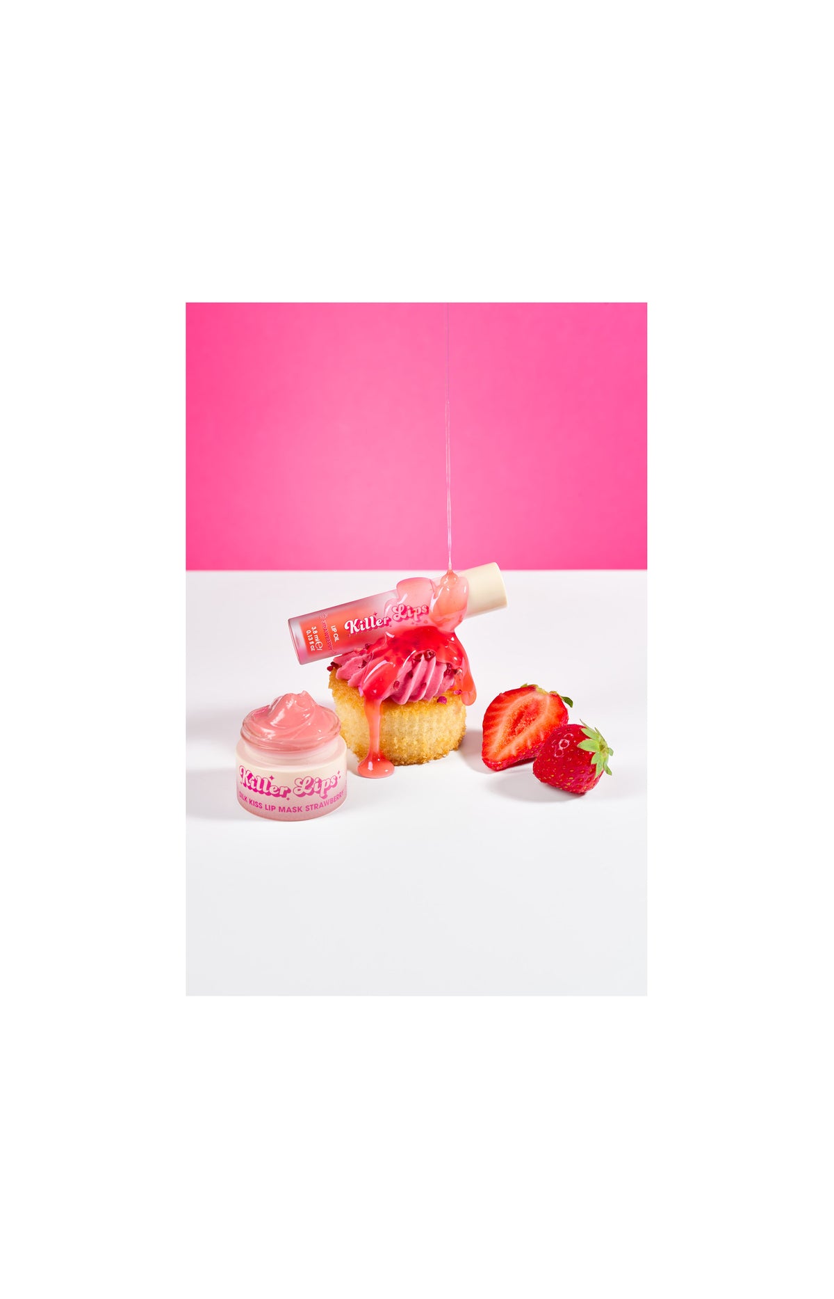 Masque & huile hydratante lèvres - Fruit rouges - Vitamines & acide hyaluronique
