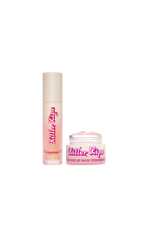 Masque & huile hydratante lèvres - Fruit rouges - Vitamines & acide hyaluronique