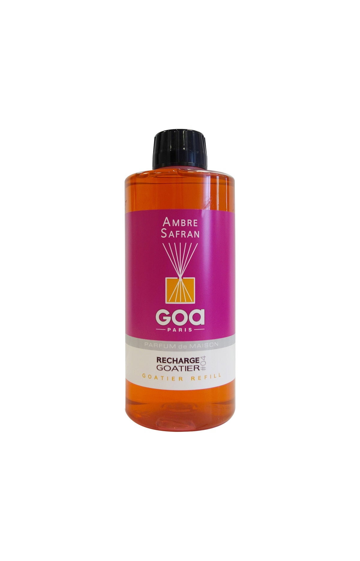 Recharge pour bouquet parfumé Goatier - Ambre Safran - 500 ml