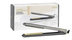 Lisseur Titanium Gold 235 - Plaques Titane Céramique & Multi-voltage