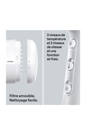 Sèche-cheveux - 2200 W - Blanc