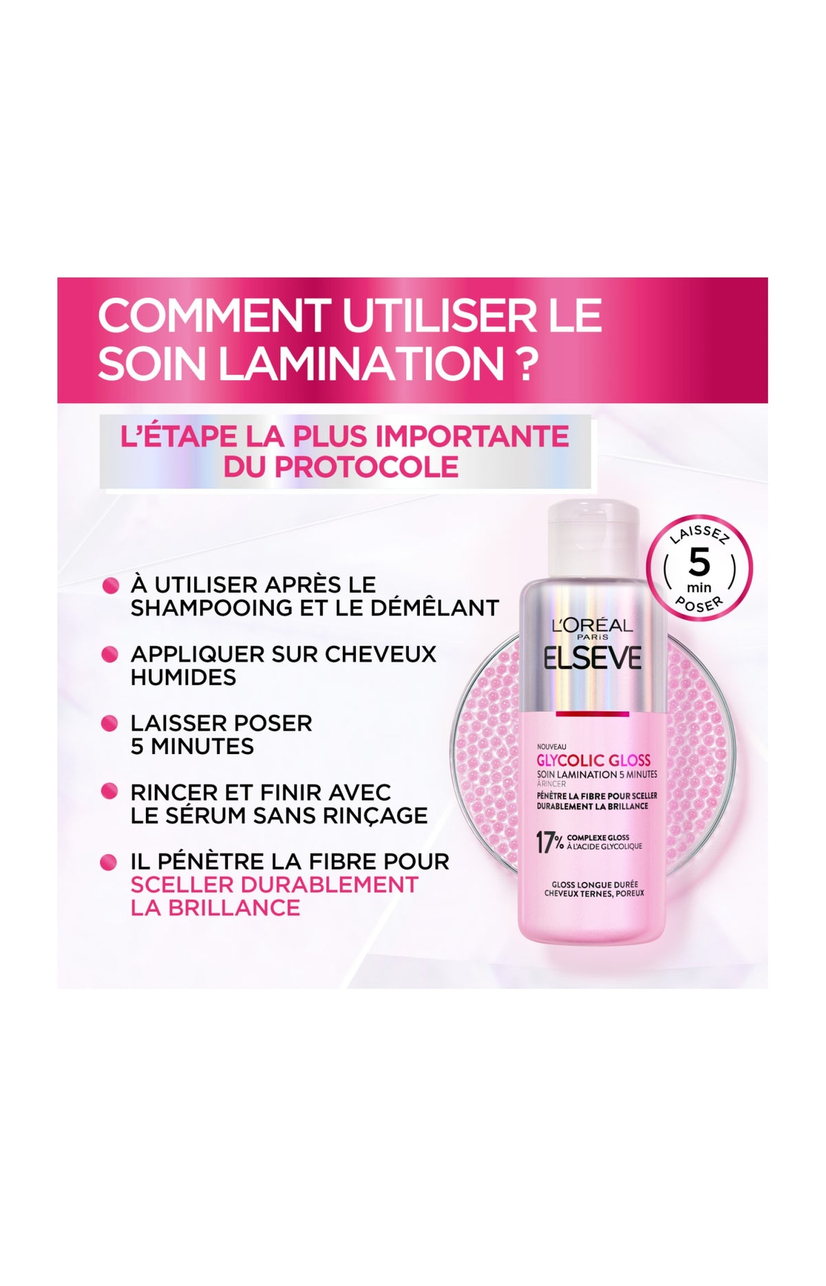 Elsève Routine Glossy Glossy – Le coffret star pour une brillance miroir absolue