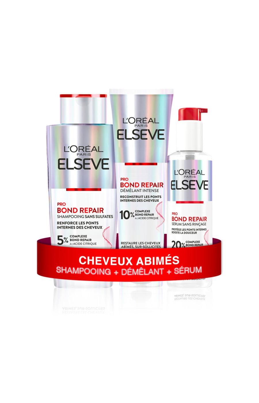 Elsève Routine Pro Bond Repair avec Leave-in – Le soin reconstructeur de niveau professionnel