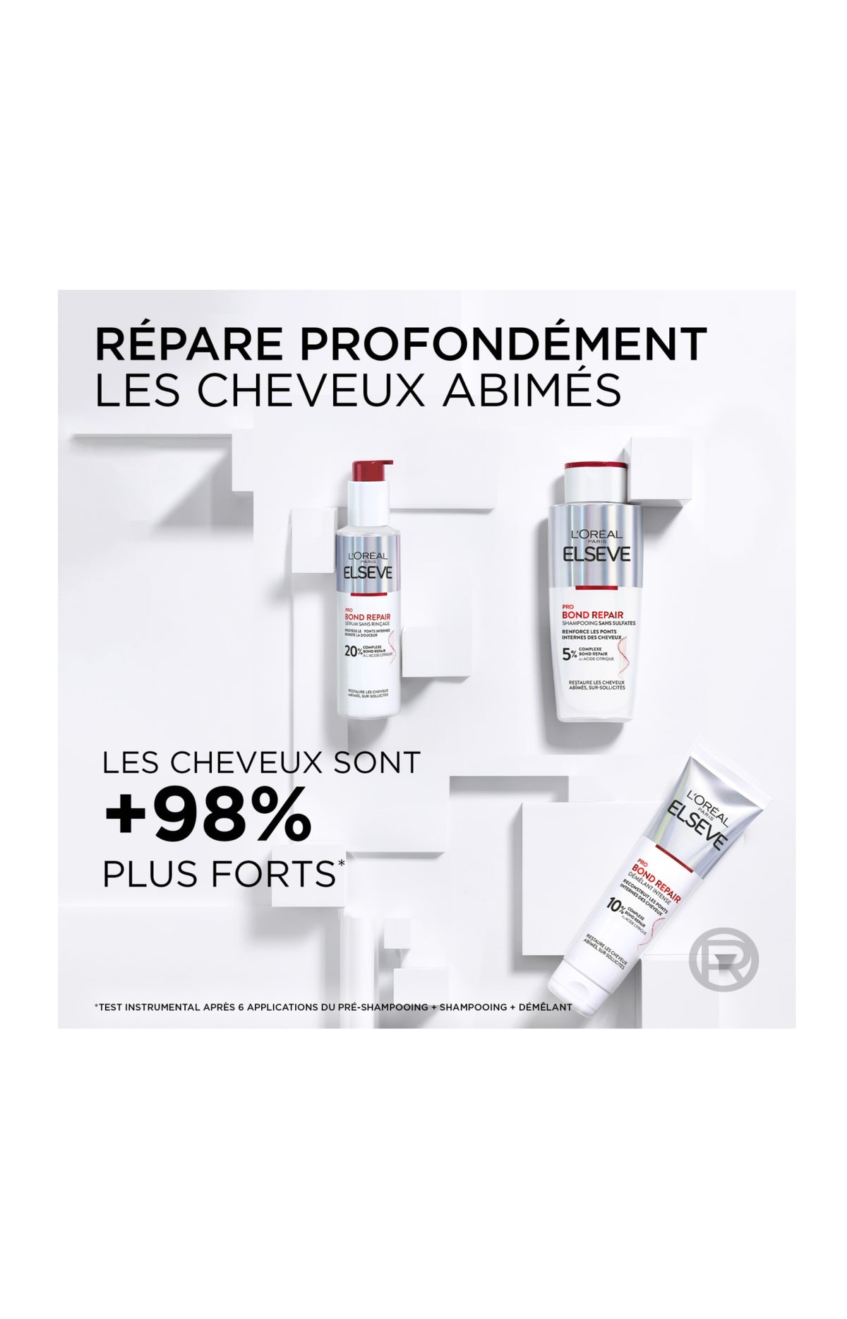 Elsève Routine Pro Bond Repair avec Leave-in – Le soin reconstructeur de niveau professionnel