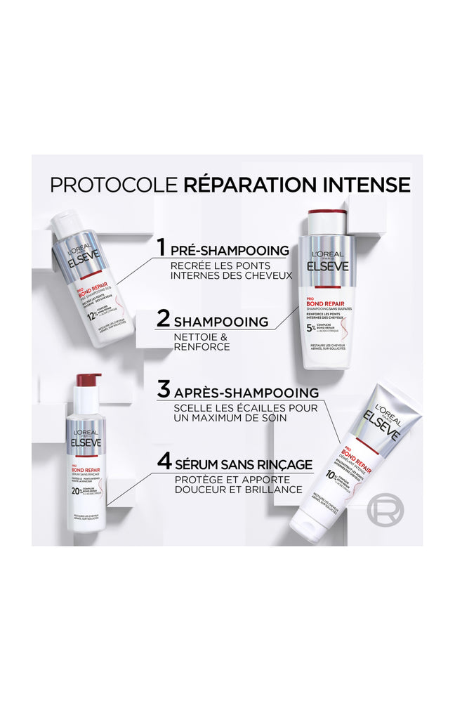 Elsève Routine Pro Bond Repair avec Leave-in – Le soin reconstructeur de niveau professionnel