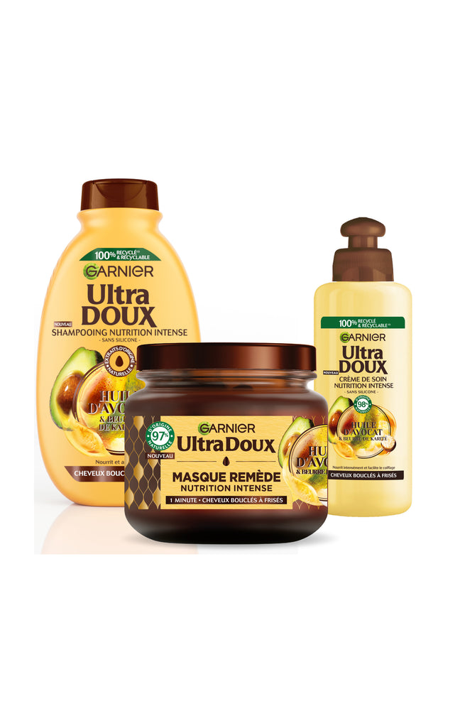 Routine nutrition intense - Cheveux bouclés à frisés