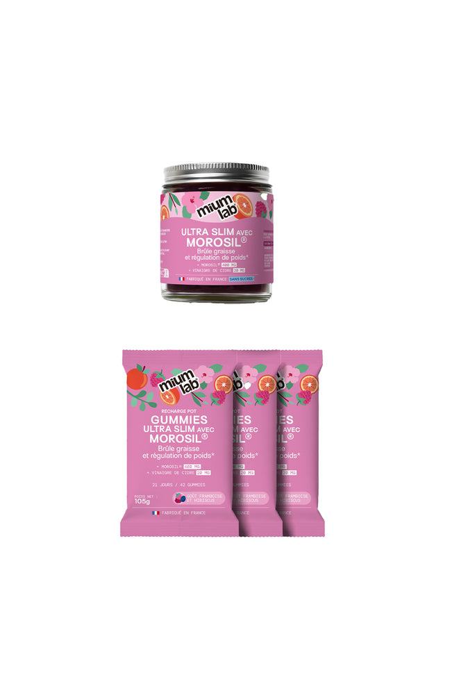 Cure gummies minceur - Framboise & Hibiscus - Sans sucres - 3 mois
