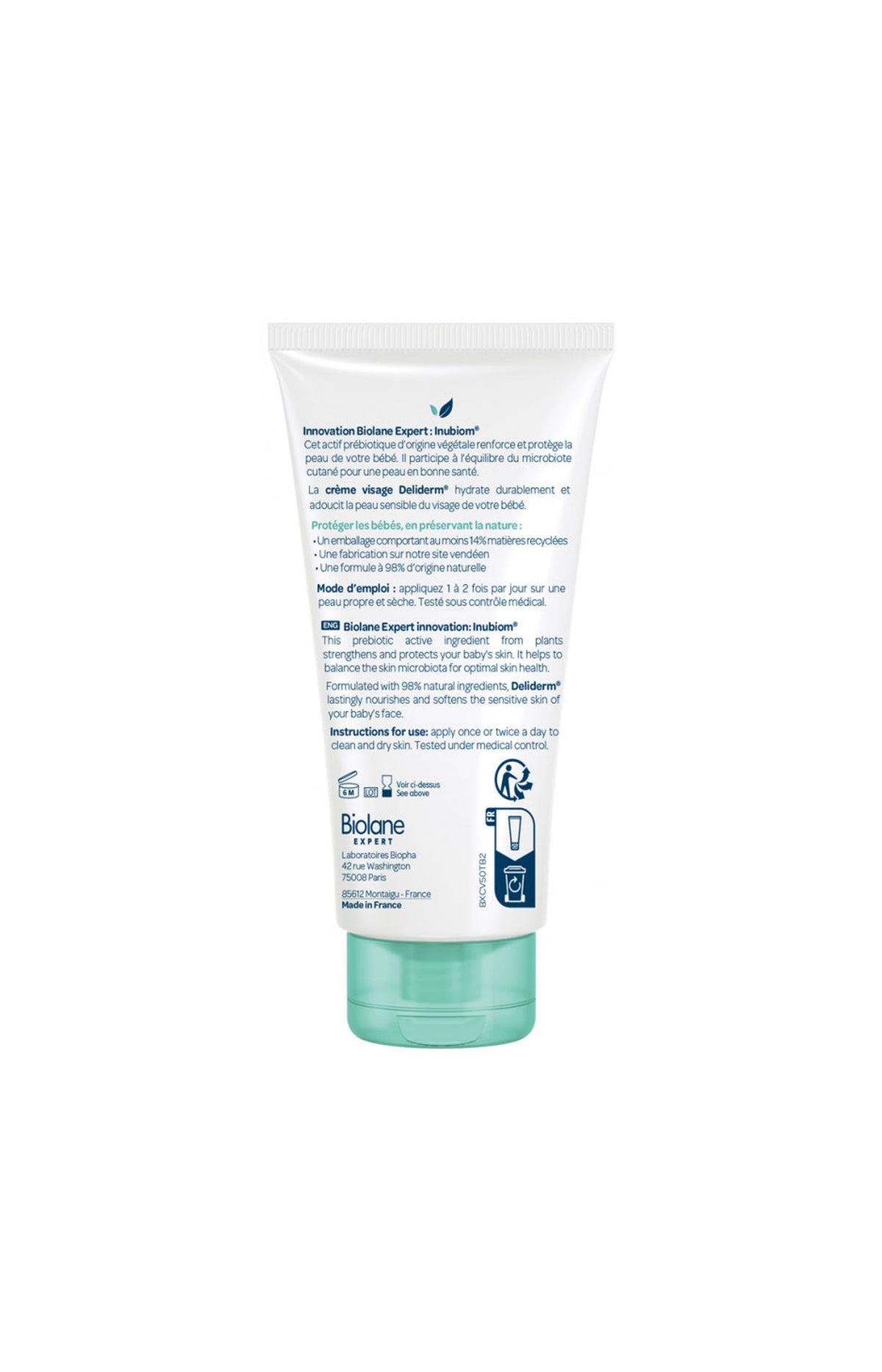 Crème hydratante - Deliderm - Peaux sensibles