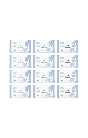 Lingettes épaisses H2O - Peaux sensibles - Bébé - 12 x 10 unités