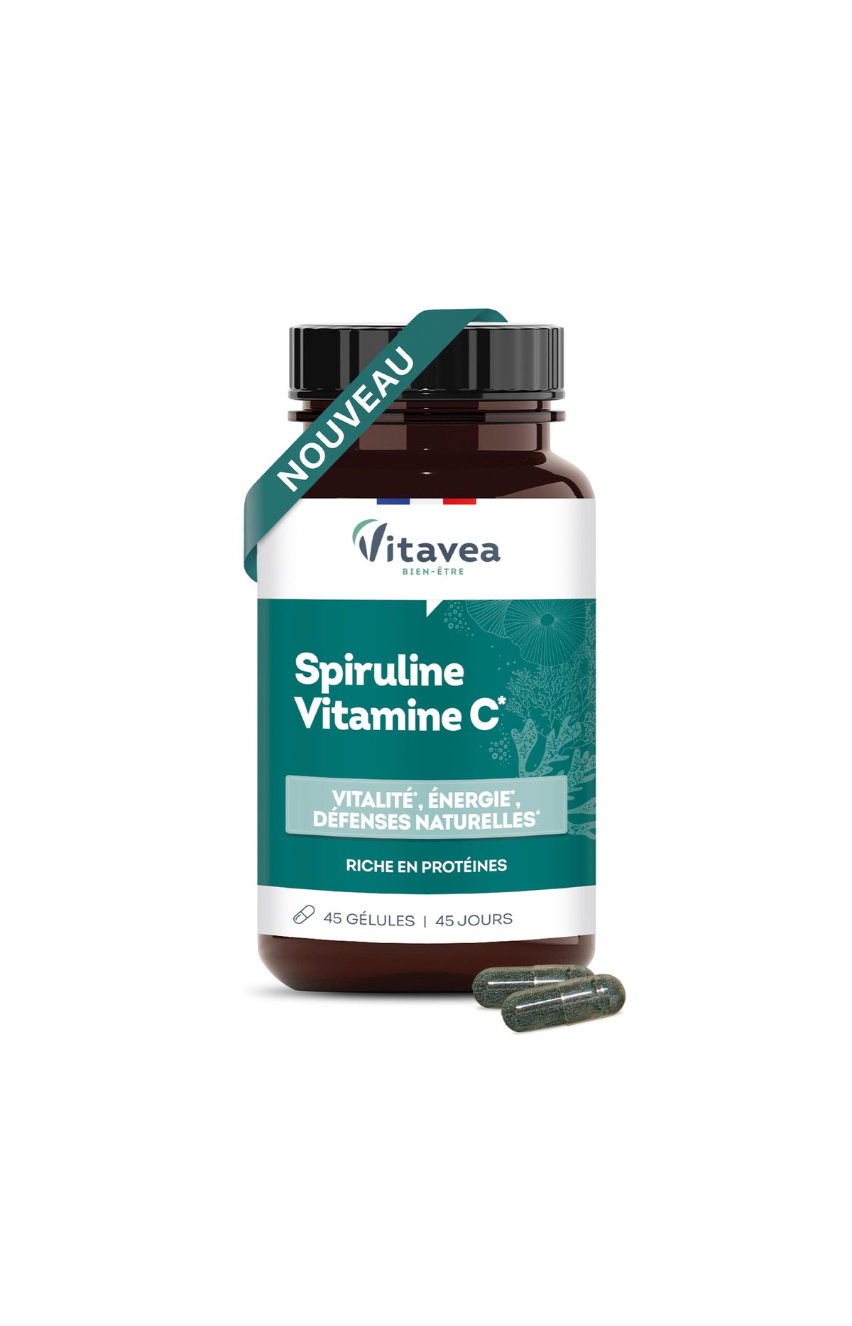 Cure vitalité, énergie & défenses immunitaire - Spiruline vitamine C - 45 jours