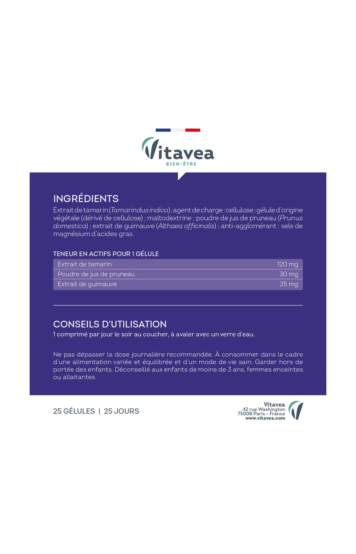 Cure confort digestif - Pruneau, tamarin & guimauve - 25 jours