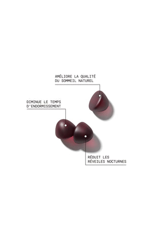 Cure gummies sommeil - Anti réveils nocturnes - Sans sucres - Fruits rouges - 3 mois