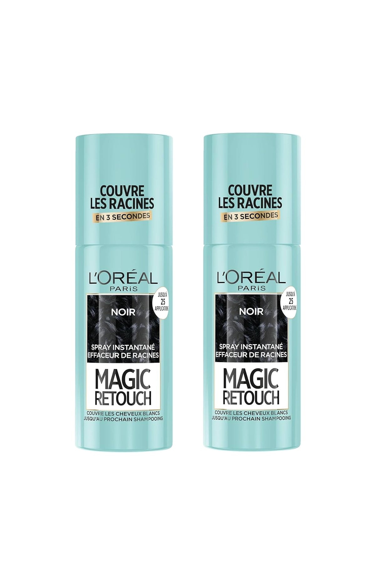 2 sprays coloration racines - Magic Retouch - Noir
