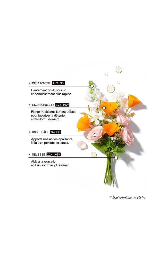 Cure gummies sommeil - Mûre & myrtille - Sans sucres - 3 mois